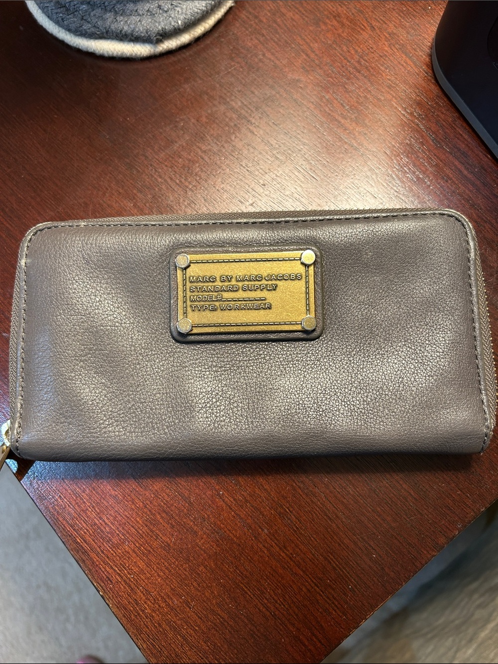 Marc by Marc Jacobs Leather Zippy Wallet